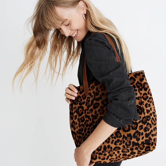 madewell leopard tote